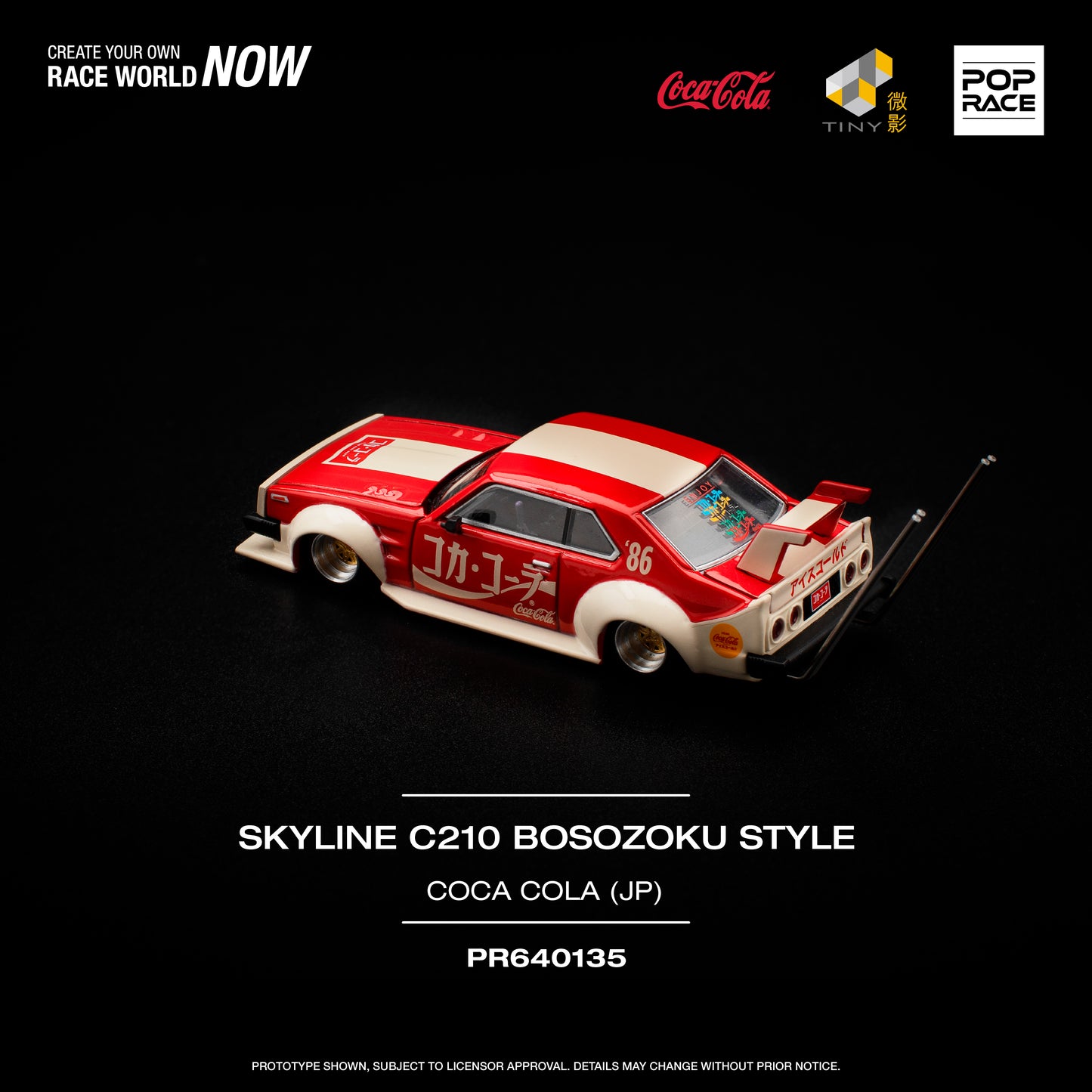 Nissan SKYLINE C210 Kaido Racer - COCA COLA JAPAN #PR640135