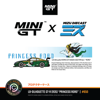 LB-Silhouette GT-R (R35) Princess RoRo - Mizu Diecast #650