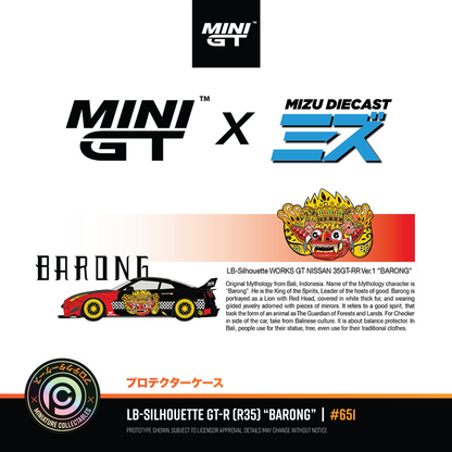 LB-Silhouette GT-R (R35) Barong - Mizu Diecast #651