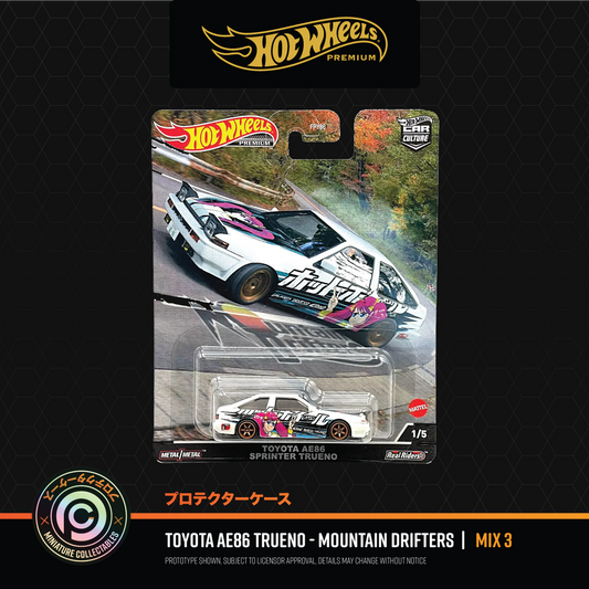 Hot Wheels Toyota AE86 Sprinter Trueno - Mountain Drifters 1/5