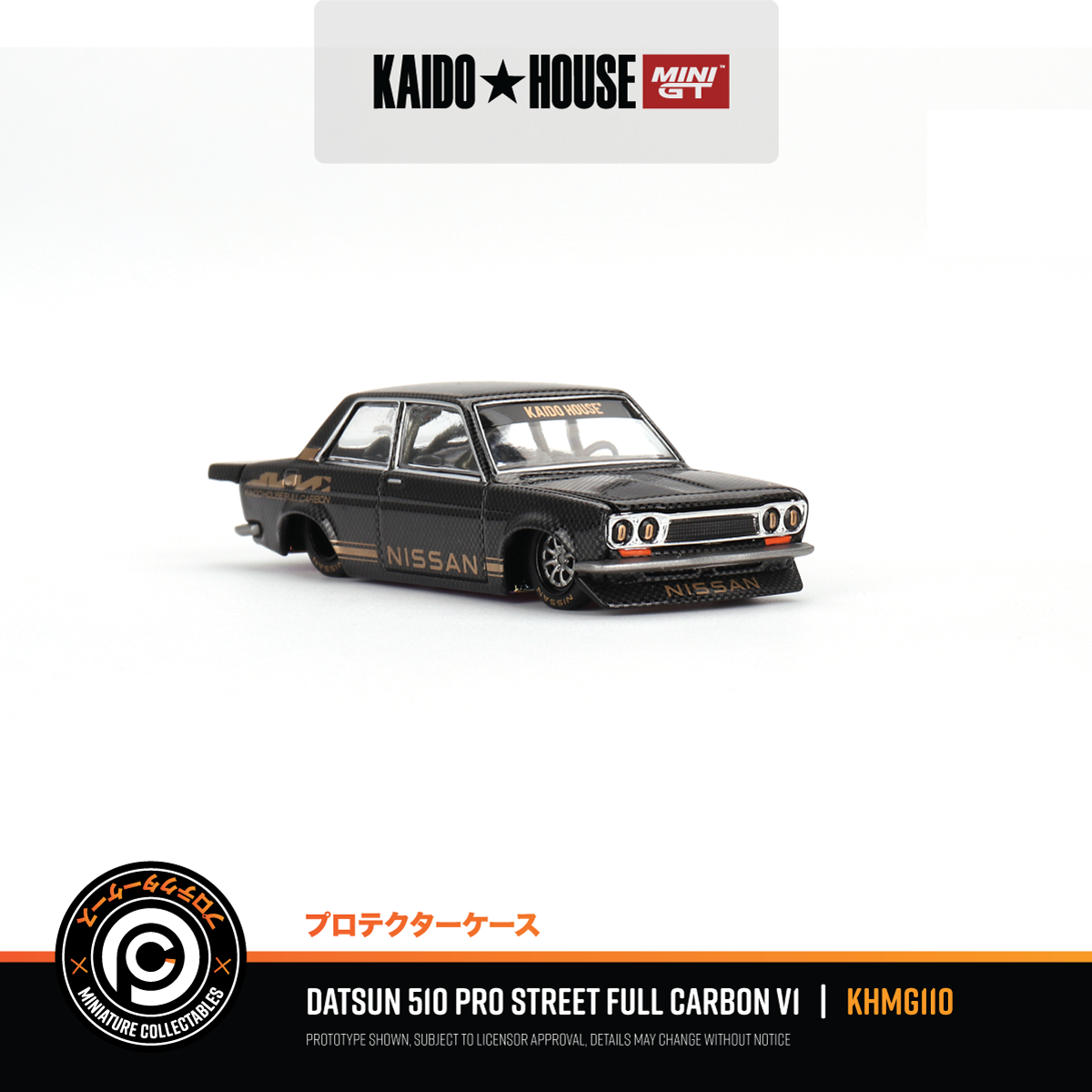 Datsun Street 510 Pro Street Full Carbon v1 - Opened #KHMG110