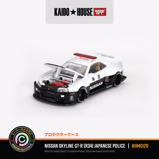 Nissan Skyline GT-R R34 Kaido Works (V2 Aero) Police #KHMG120