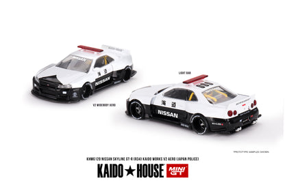 Nissan Skyline GT-R R34 Kaido Works (V2 Aero) Police #KHMG120