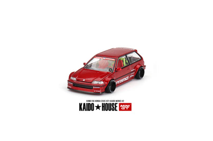 Honda Civic (EF) Kaido Works V2 - Candy Red #KHMG156