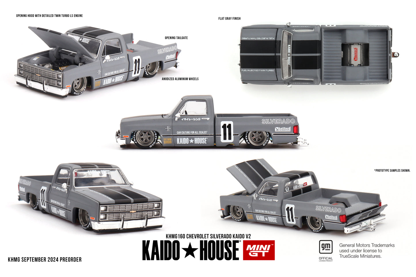 Chevrolet Silverado KAIDO V2 - Matt Grey #KHMG160