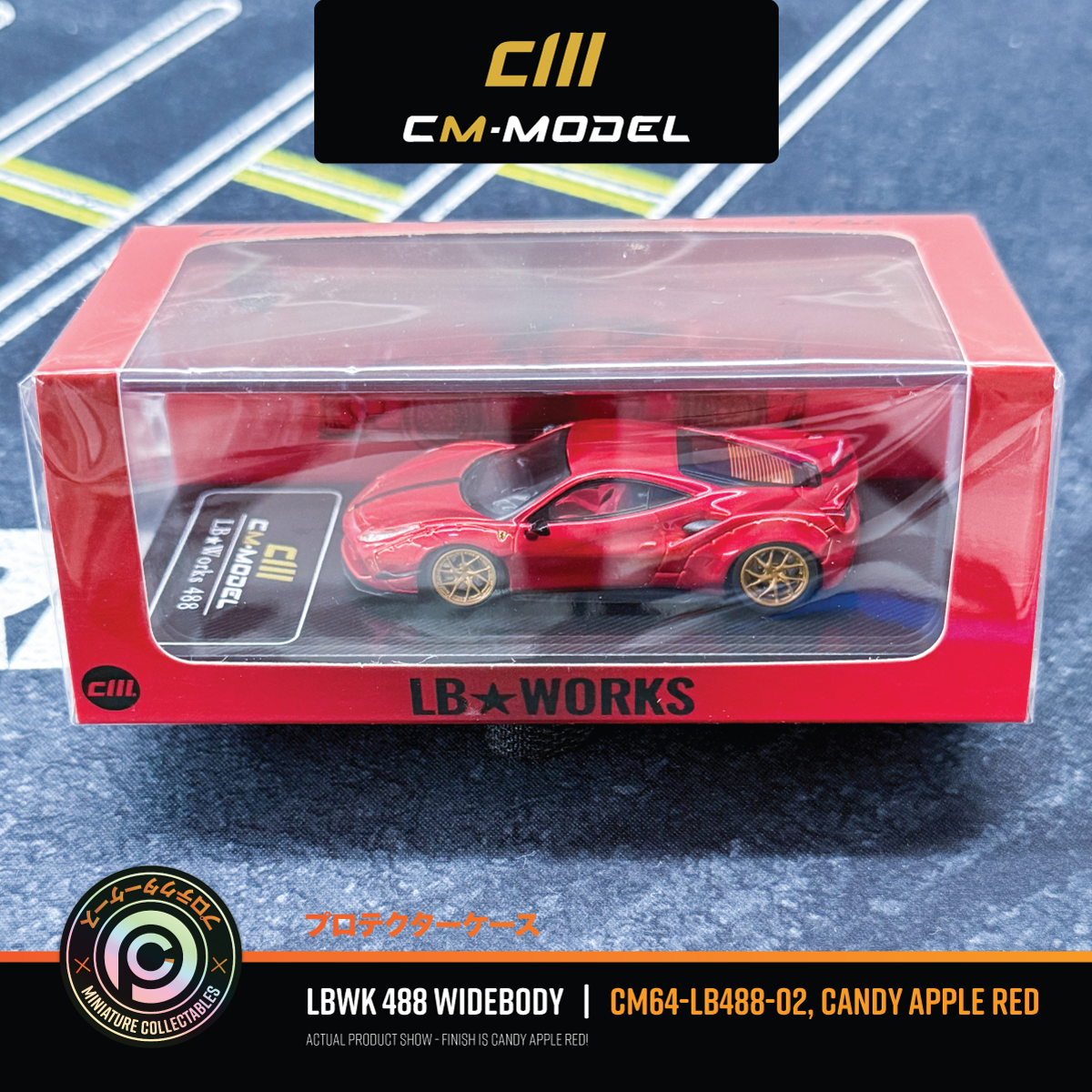 LBWK 488 Widebody – Candy Apple Red